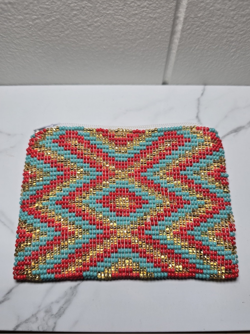 Huichol Beaded Coin Purse